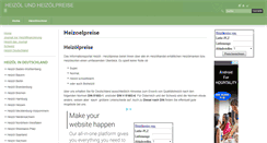 Desktop Screenshot of heizoel-heizoelpreise.de
